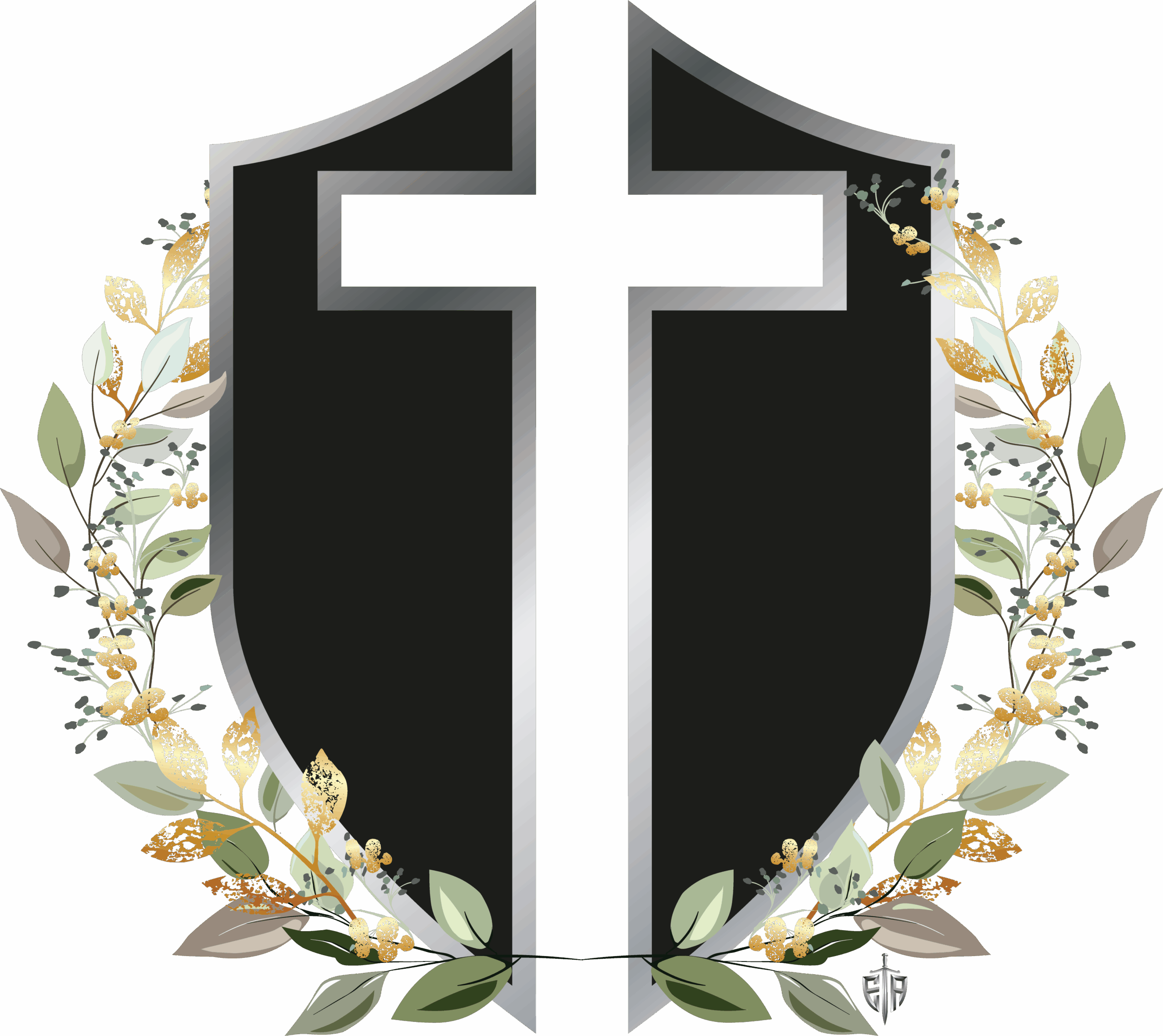 Ephesian Armor shield and cross